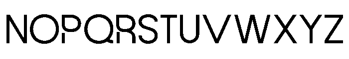 Vernosa Variable Thin Font UPPERCASE