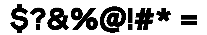 Veromecha Black Font OTHER CHARS