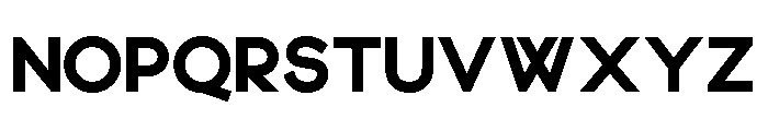 Veromecha Black Font LOWERCASE