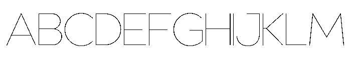 Veromecha Thin FONT