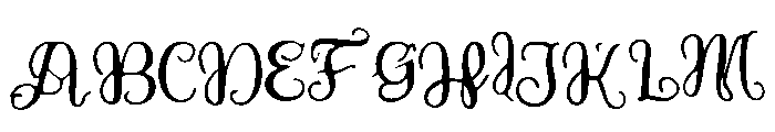 Versailles Font UPPERCASE