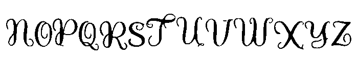 Versailles Font UPPERCASE