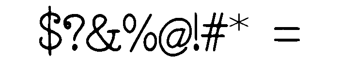 Verse Font OTHER CHARS