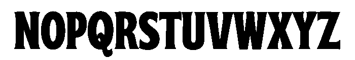 Verston Font UPPERCASE