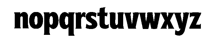 Verston Font LOWERCASE