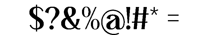 Verta Plain Font OTHER CHARS