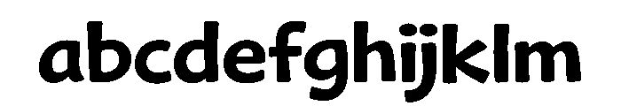 Vertical Chunky FONT