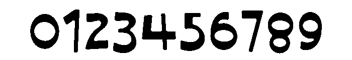 Vertical Dentist Font OTHER CHARS
