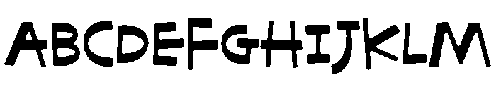 Vertical Dentist Font UPPERCASE