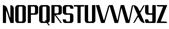 Vertico Font UPPERCASE