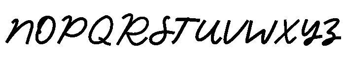Vertigos Wijond Regular Font UPPERCASE