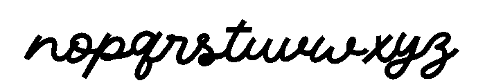 Vertigos Wijond Regular Font LOWERCASE