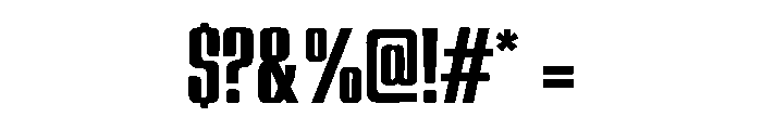 Vertigra Regular Font OTHER CHARS