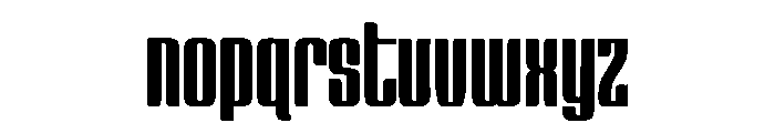 Vertigra Regular Font LOWERCASE