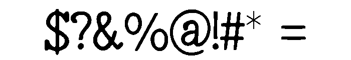 Verve_Sans Font OTHER CHARS