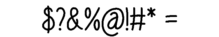 Very Funny Note Font OTHER CHARS