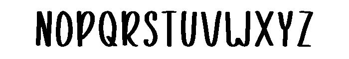 Very Happy Regular Font UPPERCASE
