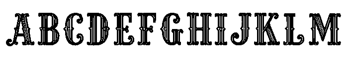 Vesper_Gothic Font UPPERCASE