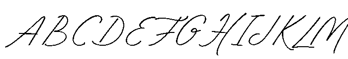 Vesper Regular Font UPPERCASE