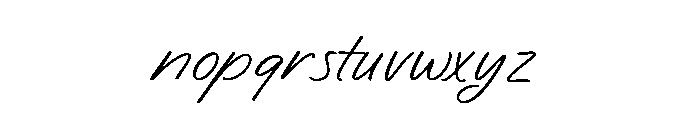 Vesper Regular Font LOWERCASE