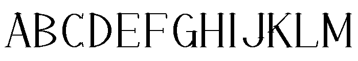 Vesper Thorn Regular Font UPPERCASE