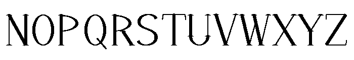 Vesper Thorn Regular Font UPPERCASE