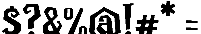 Vespera Mind Font OTHER CHARS