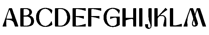 Vestara Regular Font UPPERCASE