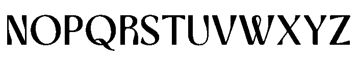Vestara Regular Font UPPERCASE