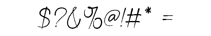 Vestica Font OTHER CHARS