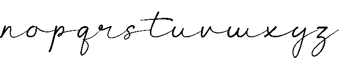 Vestica Font LOWERCASE