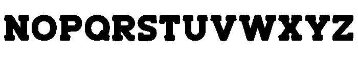 Veteran Jersey Regular Font UPPERCASE