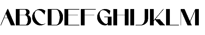 Vetto Font UPPERCASE