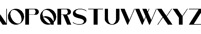 Vetto Font UPPERCASE