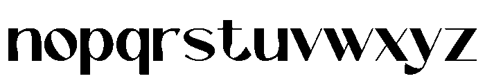 Vetto Font LOWERCASE