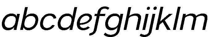 Vexa Italic FONT