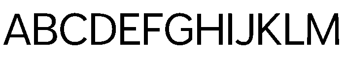 Vexa Regular Font UPPERCASE