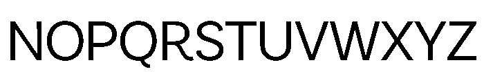 Vexa Regular Font UPPERCASE