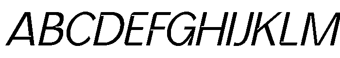 Vexane-Italic Font UPPERCASE