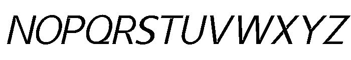 Vexane-Italic Font UPPERCASE