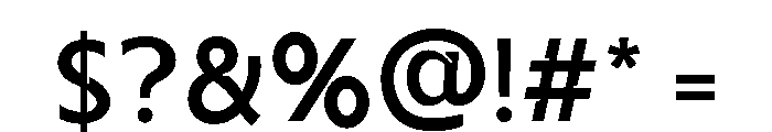 Vexane-Medium Font OTHER CHARS