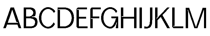 Vexane-Regular Font UPPERCASE