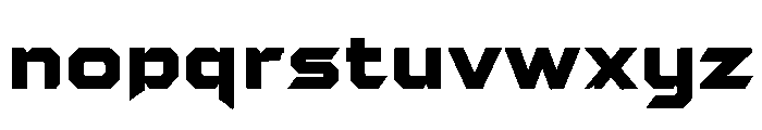 Vexaro Font LOWERCASE