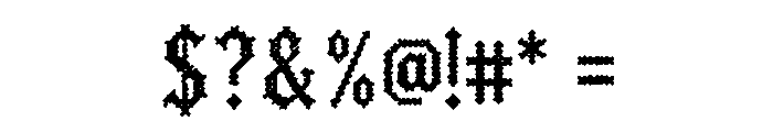 Vexmora Stitched Font OTHER CHARS