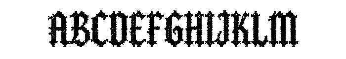 Vexmora Stitched Font UPPERCASE