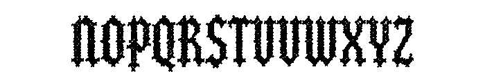 Vexmora Stitched Font UPPERCASE
