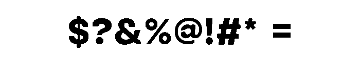 Vexor Font OTHER CHARS