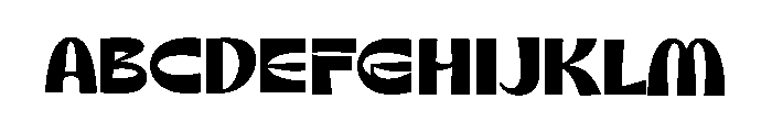 Vexor Font UPPERCASE