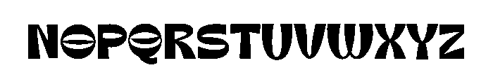 Vexor Font UPPERCASE