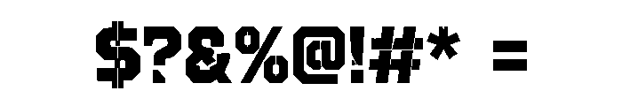 Vexorix Font OTHER CHARS